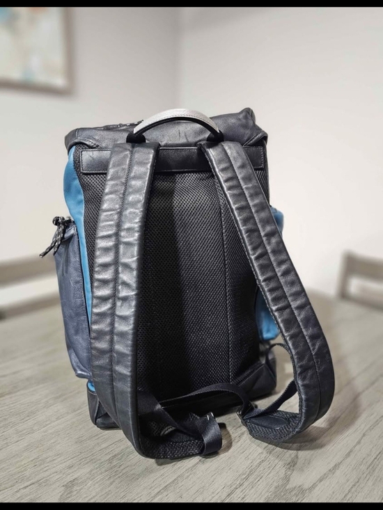 blue coach backpack men Hitch Club de Mode This stylish accessory is designed for the modern man who values both aesthetics and functionality Coach signature ranger backpack -